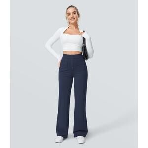 HALARA Deep Blue Wide Leg Pants *TALL*